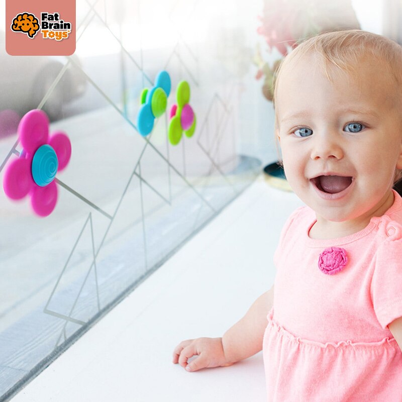 Vet Hersenen Speelgoed Whirly Squigz 3Pcs Baby Spinning Speelgoed Leuk Educatief Speelgoed Voor Kinderen