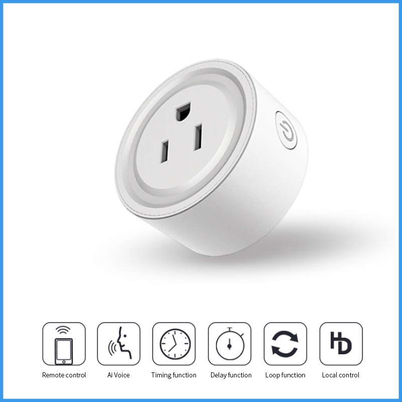 IP20 240V Smart WiFi Socket EU Plug Double USB Port Wireless Smart Plugs Works With Alexa Google Home Intelligence Improvement: Light Green