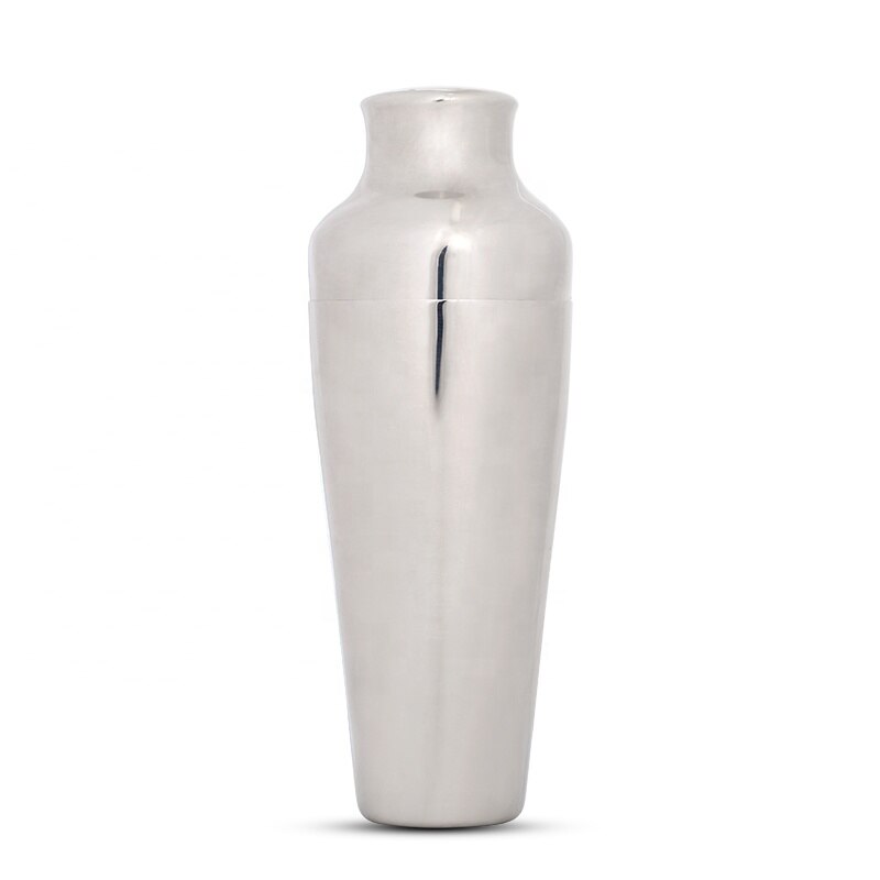 Engraved logo 4-piece premium stainless steel silver barware