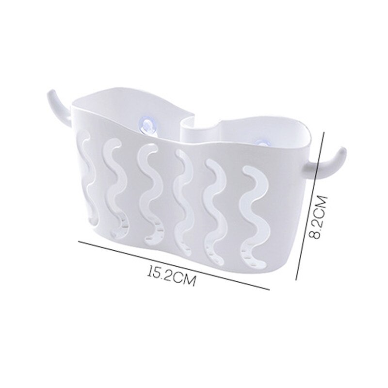 Wall Mounted Plastic Suction Cup Bathroom Toilet Paper Roll Holder with Cover Bathroom Accessories Storage Bath Organizer