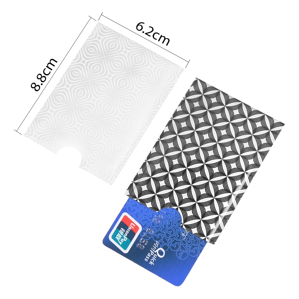 10 stks/partij ID Studenten Bureau Card Case Bescherming Credit Card Houder Anti Rfid Portemonnee Blokkeren Reader Lock Bankkaart houder