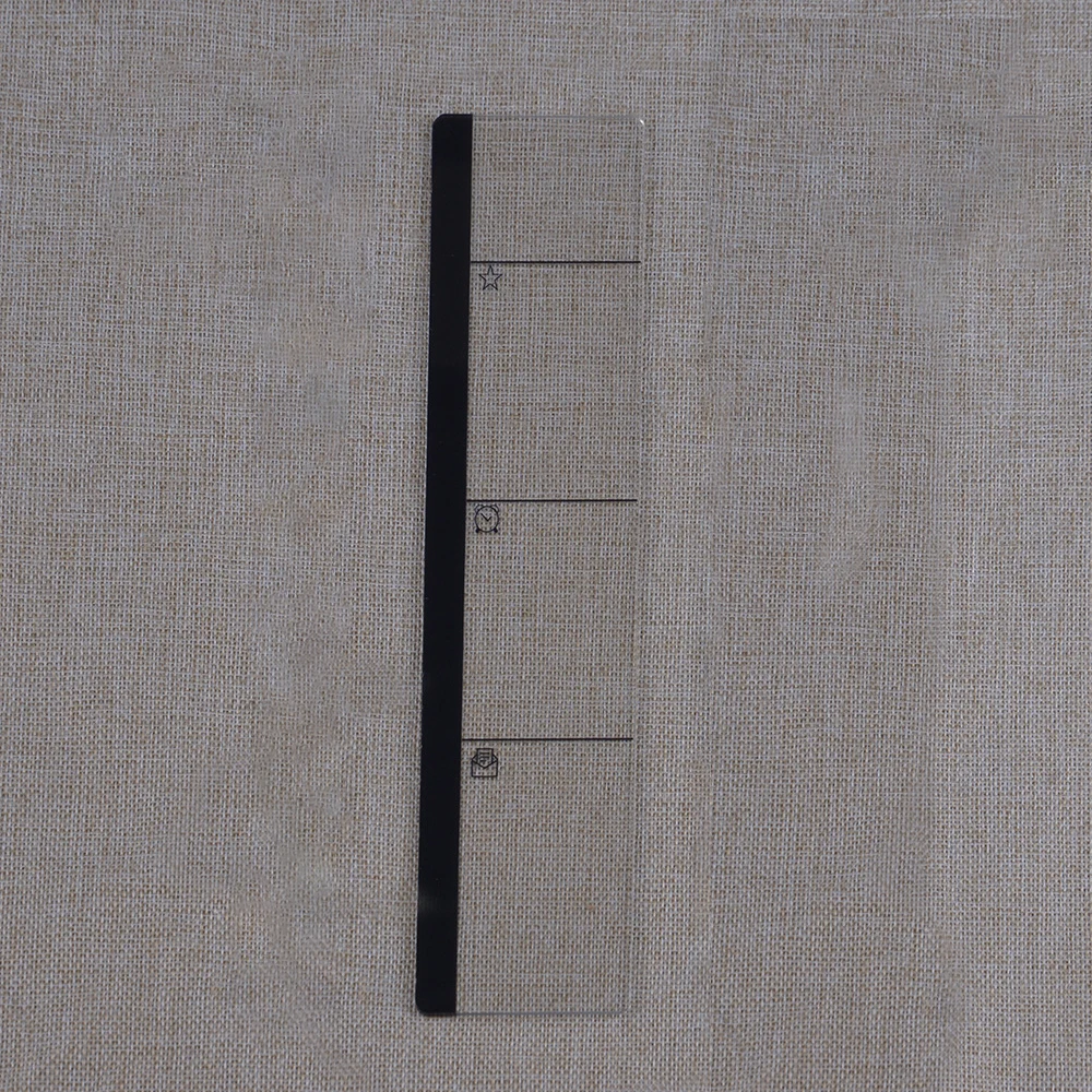 Tableau de mémo de Message de moniteur en plastique pour onglets de Notes autocollantes téléphones écran d'ordinateur moniteurs d'ordinateur panneau latéral planificateur fournitures de bureau: Bourgogne