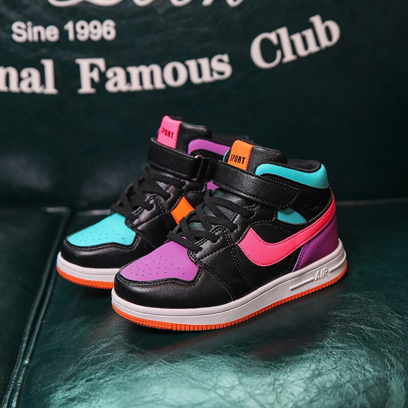 Boys' shoes autumn winter keep warm, children's outdoor running sports shoes spring waterproof non-slip kids shoes