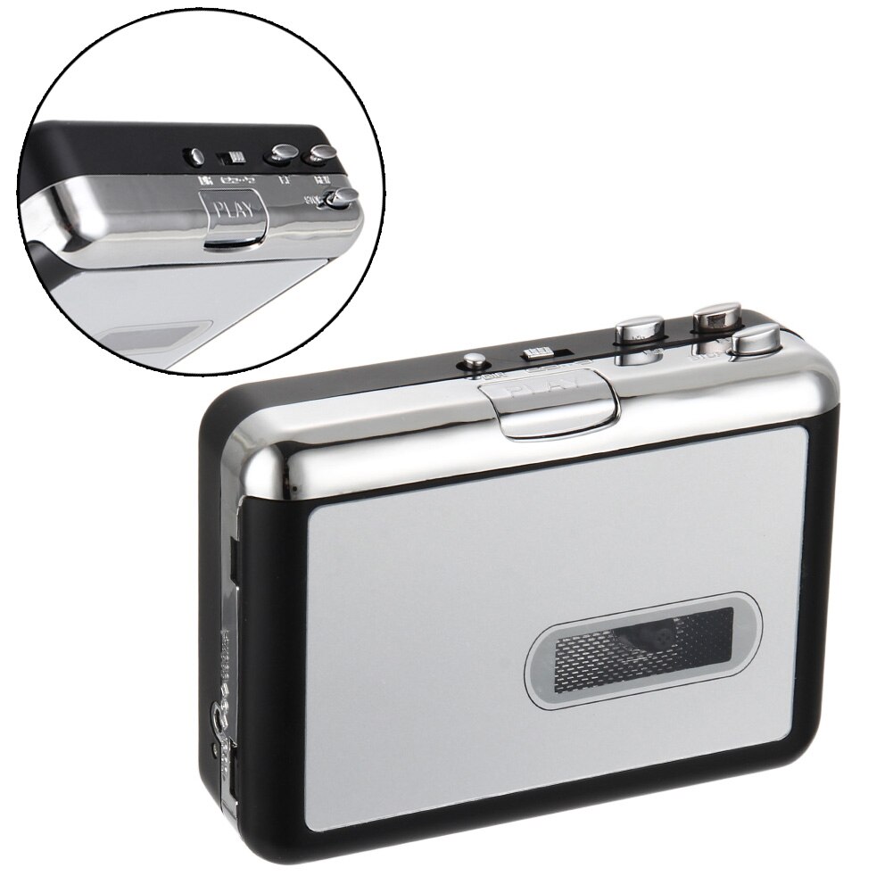 Draagbare Cassette naar USB MP3 Converter Recorder Capture Muziekspeler voor Laptop PC ND998