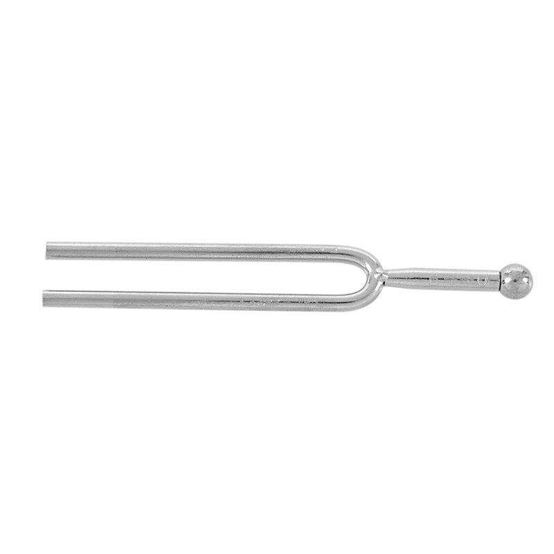 2 Pcs Tuning Fork with Soft Shell Case & C523 Instrument Tuner Silver Tone Metal Tuning Fork, 440 Hz & 523Hz