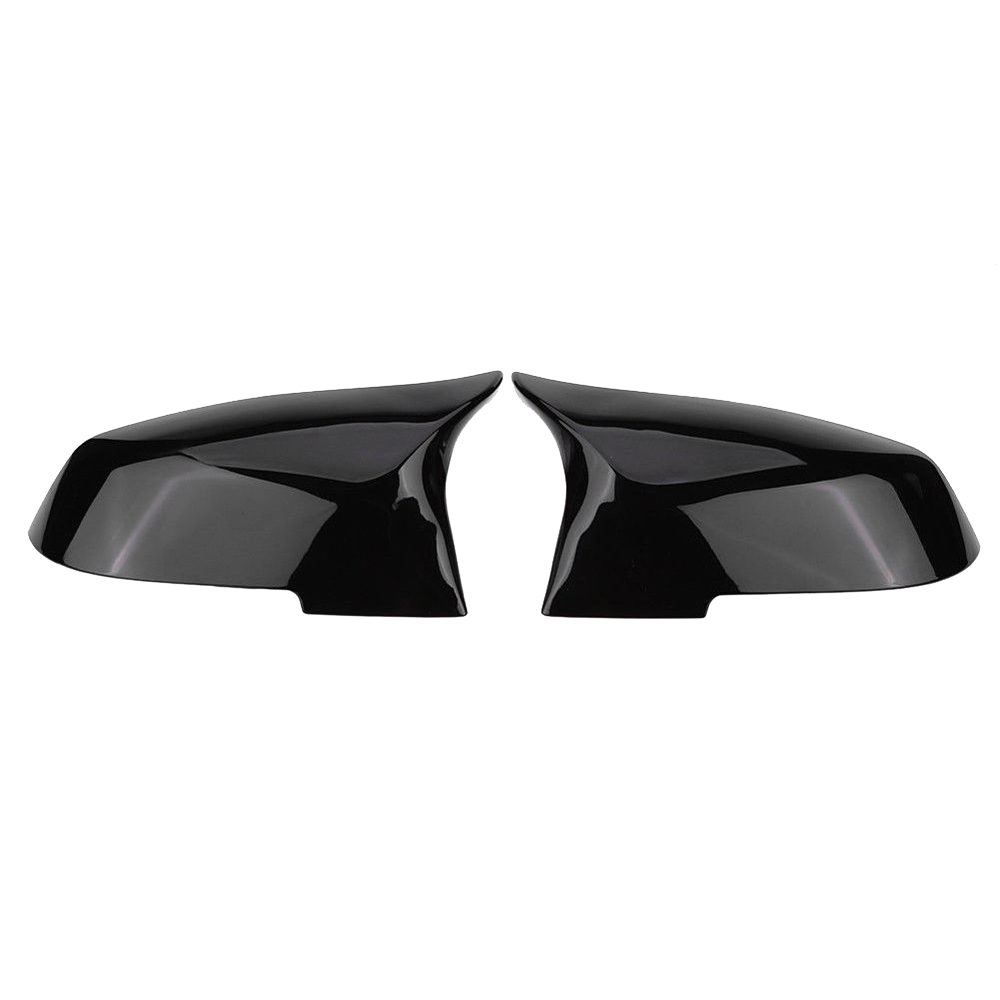 Calotte Specchietti Retrovisori Nero Lucido Stile M4 Per BMW Serie 1 2 3 4 X1 M2, Coppia
