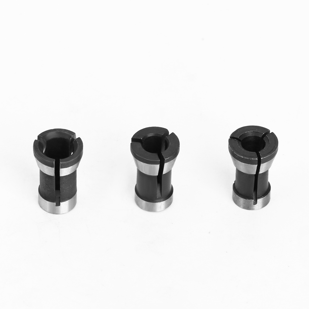 Lavie 1pc 3 stk sæt spændetang 6.35mm 8mm 6mm spændepatron gravering maskine elektrisk router fræsning tilbehør