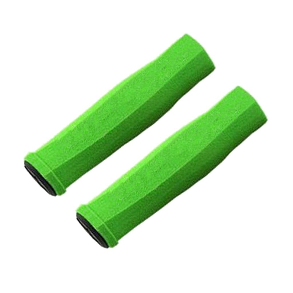 Soft Foam Silicone Sponge Bicycle Handlebar Gear Grip Mtb Bike Bmx High Density Ultralight Handle Bar Anti-skid Bike Parts #W5: Green