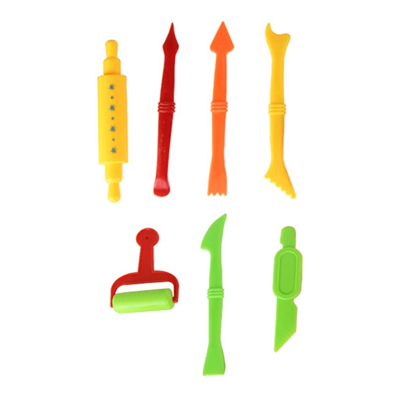 Plasticine mold modellering ler kit slim 3d plasticine værktøjer play dej værktøj sæt diy kid cutters forme legetøj til børn