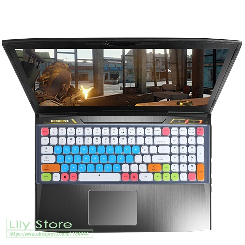 Notebook keyboard Keyboard Cover Skin for MECHREVO Z2 / MECHREVO X8Ti / X8ti Plus Gaming Laptop: candyblue