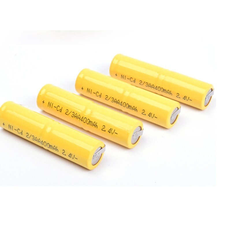 2.4V 400mAh 2*2/3AA Nickel-cadmium rechargeable battery 1/2/4pcs NI-CD battery pack for Remote control car LED lamp: 4pcs battery