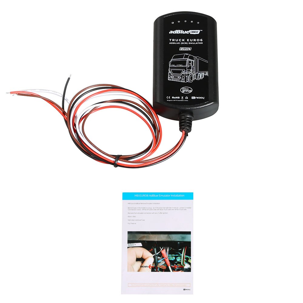 Truck Adblue Emulator For Mercedes for BENZ Support Euro6 Adblueobd2 adblue emulator truck diagnostic tool for MB Euro 6