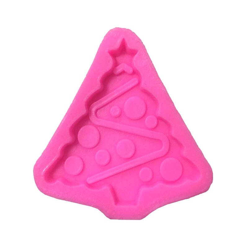 1pc siliconen mallen in de vorm van een kerstboom, taartdecoratie, fondant, koekjes, gereedschappen, 3d snoep, gelei, ijs, zeepvormen
