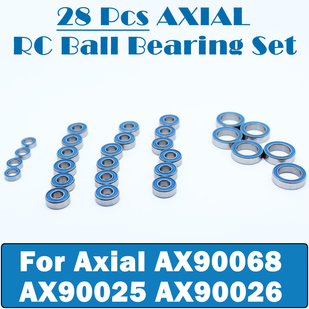 Axial RC Ball Bearing Set for Axial AX90068 AX90025 AX90026 ( 28 PCS ) Bearings
