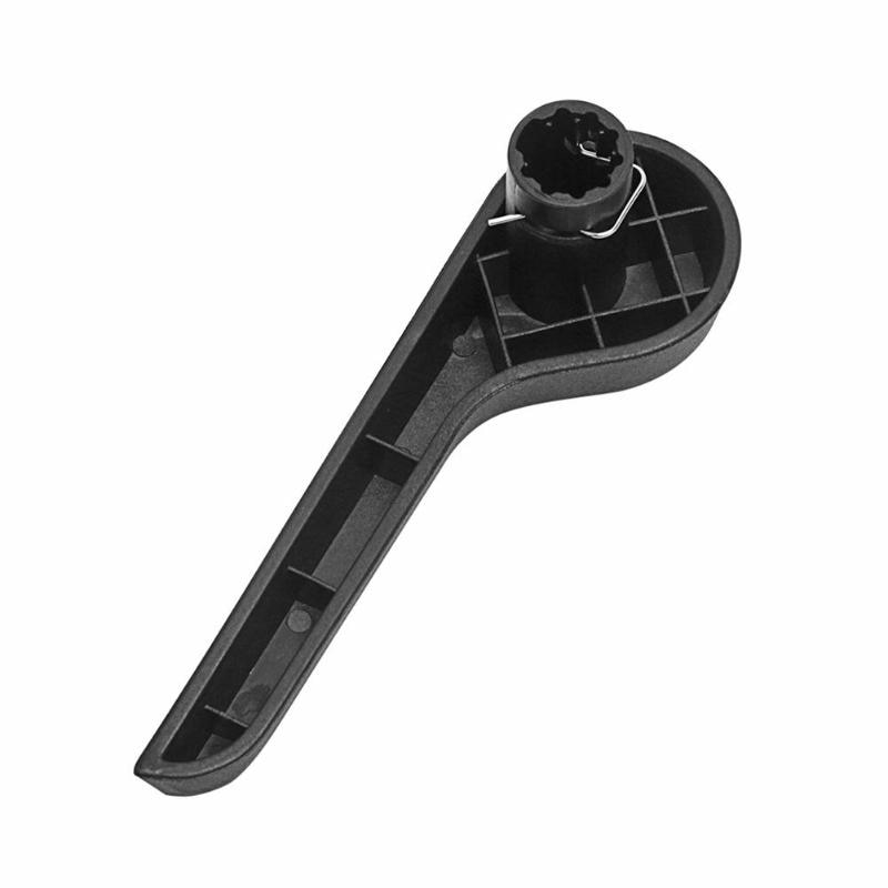 Manilla de palanca reclinable para asiento delantero izquierdo, accesorios de Interior de coche, de plástico, negro