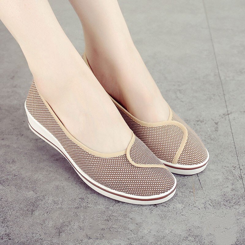 Cuculus 2022 Female Canvas Shoes Women loafer Sneakers Walking Shoes Breathable Casual Ladies Flats Footwear 804: Beige / 35