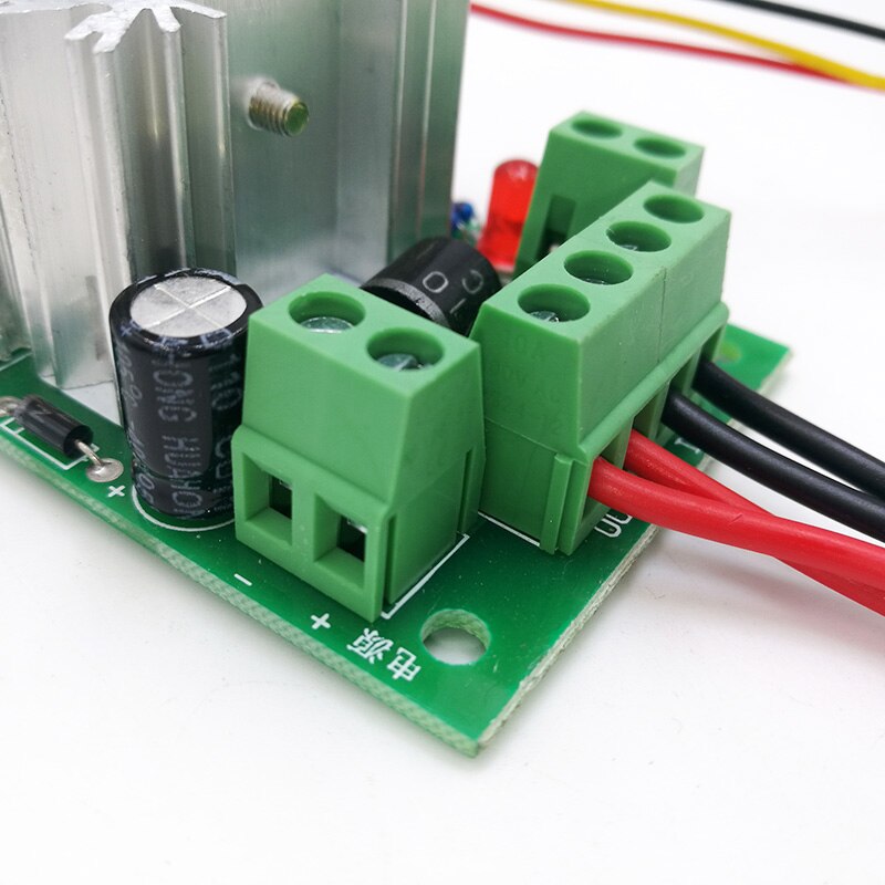 10V 12V 24V 36V PWM DC controller with Positive inversion switch 150W PWM DC controller for DC motor speed controller