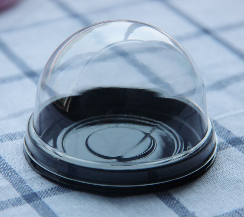 100sets Clear Plastic Wedding Cupcake Boxes for Bridal Shower Christmas Party Boxes Cake Dome Packaging Favors Boxes: B