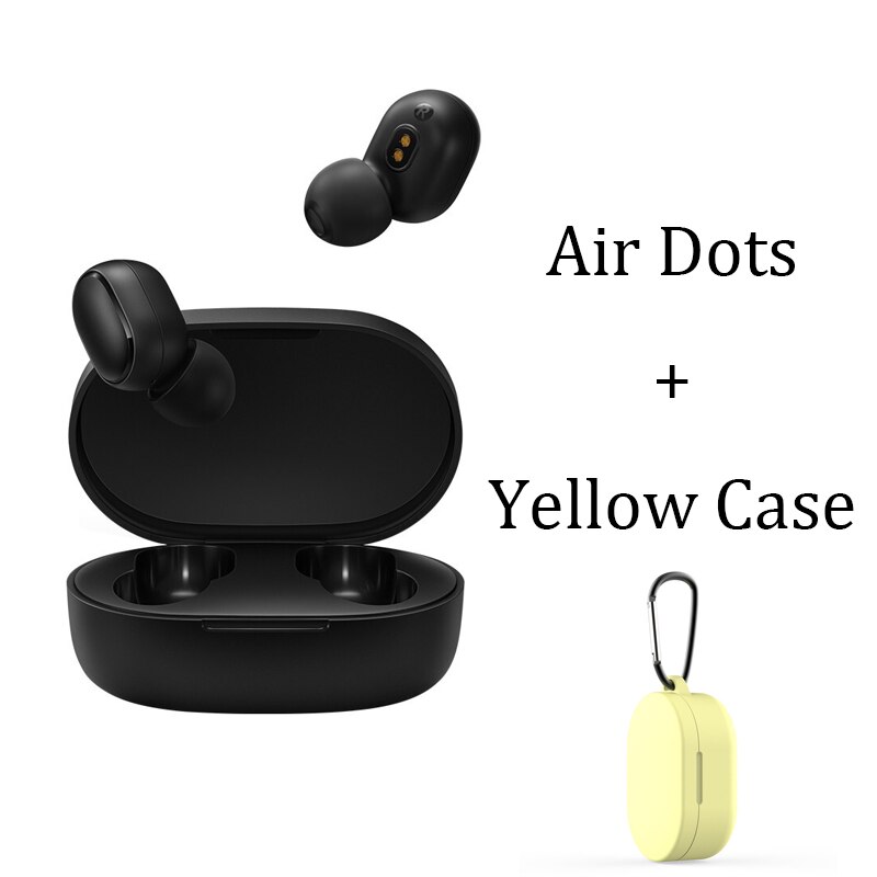 Xiaomi Redmi Airdots True Wireless Sports Running Bluetooth Headset TWS Headset for Android/iOS: AirDots-YellowC