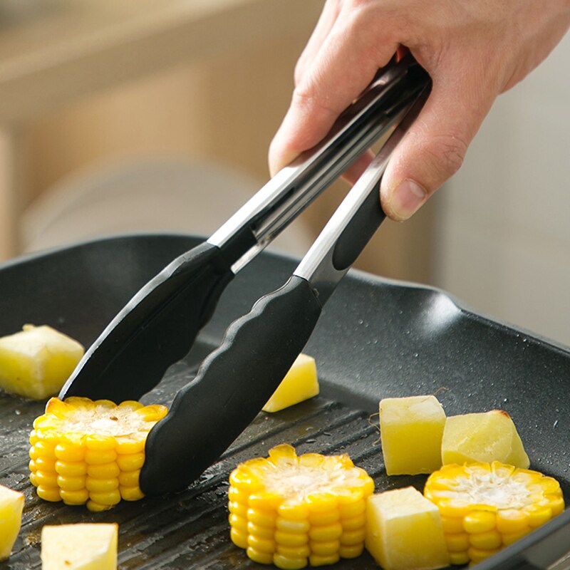 7 &quot;9&quot; 12 &quot;Silicone Tang Hittebestendige Non Stick Keuken Tong Voor Koken Serveren Grill Bbq Salade keuken Bbq Tool