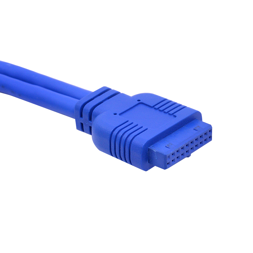 CHIPAL-adaptateur de câble FDD, 20 broches, 2 ports, Hub USB 3.0, support de câble FDD 3.5 ", support de disque souple