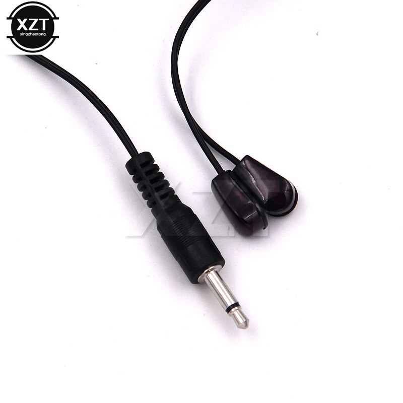 Black 3 Metre Dual Infrared (IR) Emitter Extension Cable With 3.5mm Jack Plug For Xbox One TV Set STB/DVD/DVR/PV