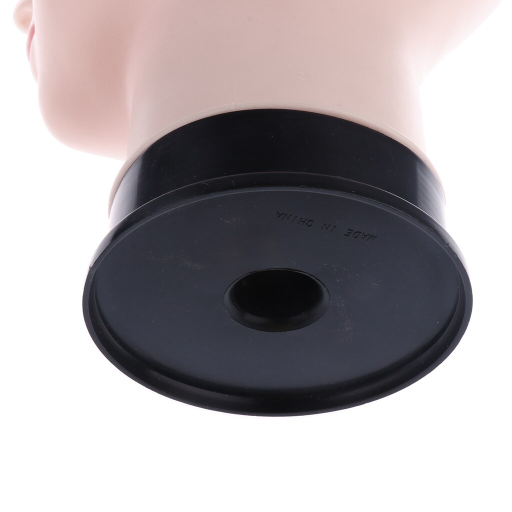 Kahl Weibliche Mannequin Kopf Modell für Perücken Machen Schal Hütte Kappe Glas Anzeige Perücke Kopf Halfter Lagerung Gestell