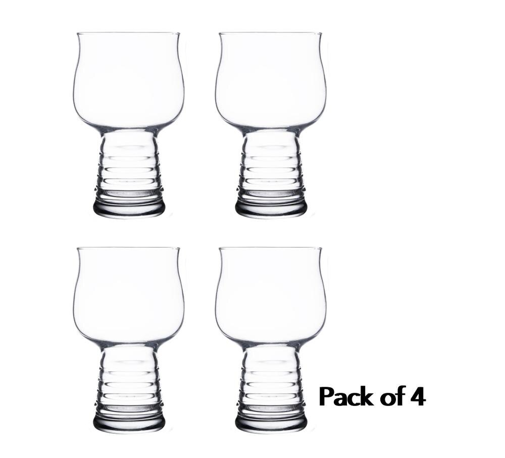 4PCS Pina Colada Glass Cocktail Glass Set of 4: Default Title