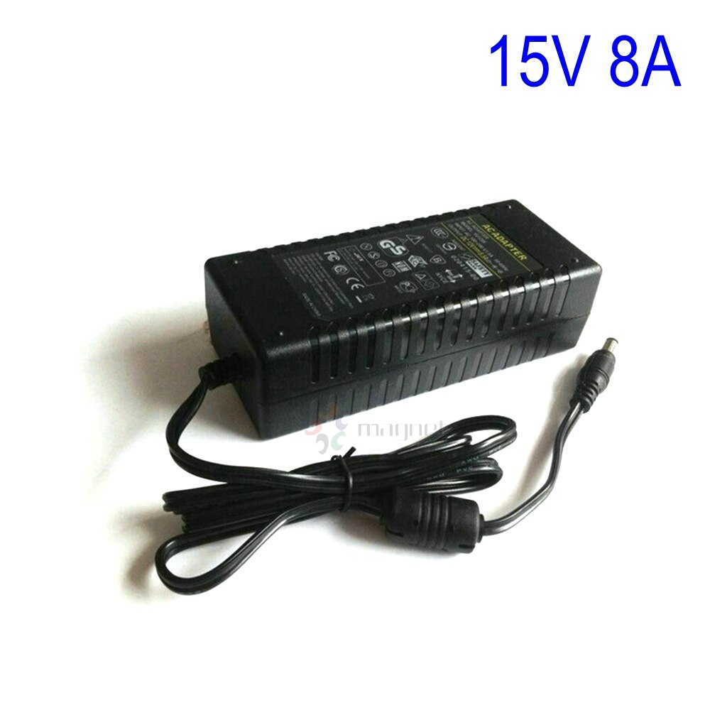 15V8A 120W AC DC Adaptor 5.5*2.1 mm Switching Power Supply Charger 15V 8A For LED Light CCTV