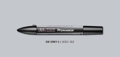 Marcador gráfico Winsor & Newton ProMarker de doble punta gris y negro: Ice Grey 2