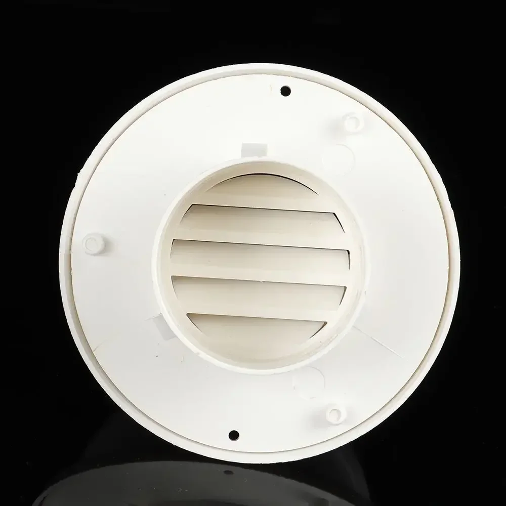 PVC Ventilation Exhaust Grille round Wall Ceiling Air Vent Grille Ducting Cover Outlet Heating Cooling Waterproof Vent Cap