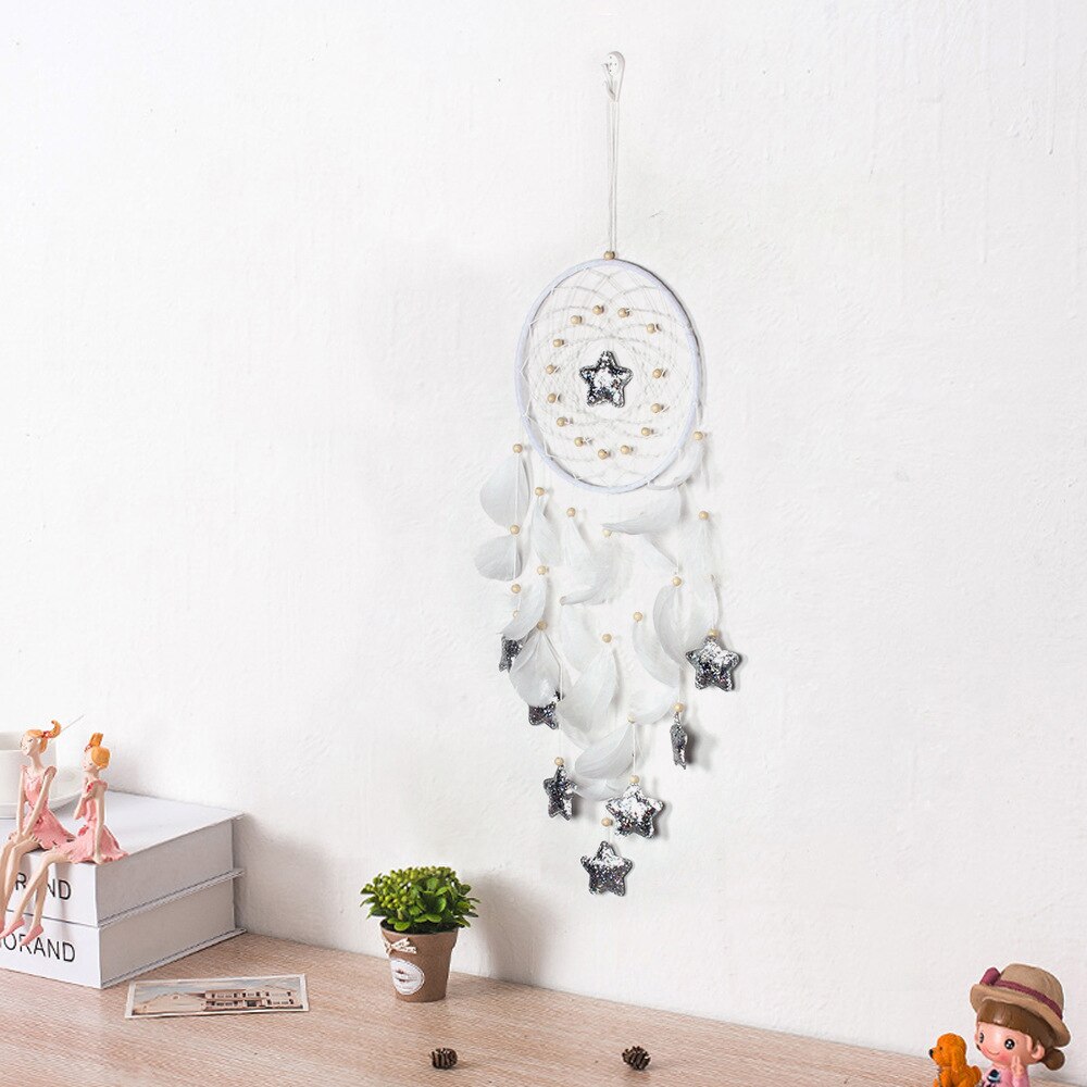 Ms0060 Monternet Hanging Decoration Christmas Angel Deer Window Wind Chime Scandinavian Minimalist Pure Crafts Decoration Catch