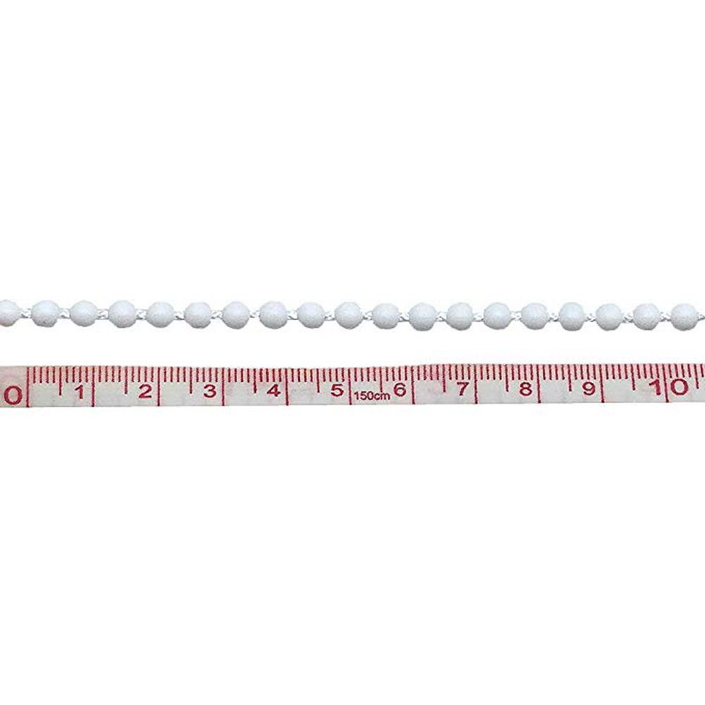 50m rullegardiner og romerske perlekæder hvid plastikrullegardin perlesnor perlesnor til rullegardin
