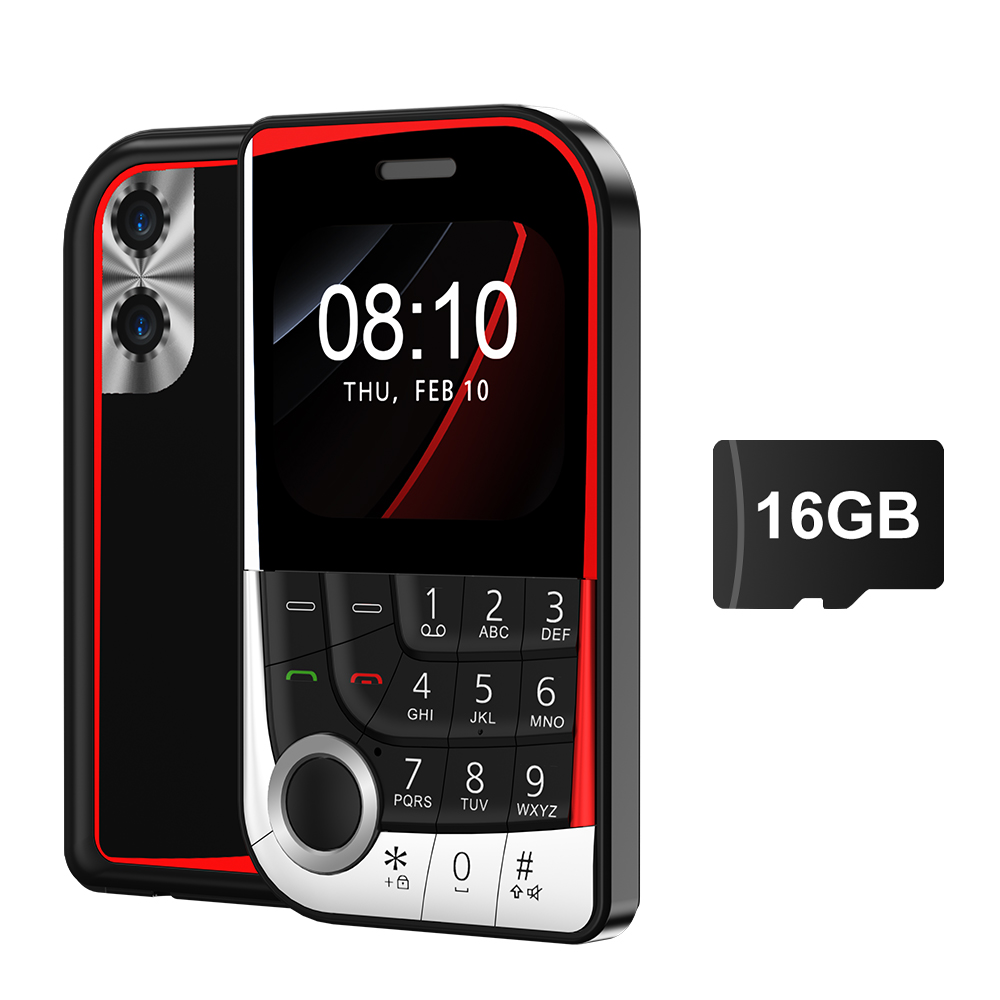 Tarjeta de teléfono SERVO V10, pantalla de 2,01 ", 2G, GSM, Dual SIM, en espera, MP3/MP4, velocidad de voz mágica, botón de antorcha, teléfonos móviles pequeños: Gris