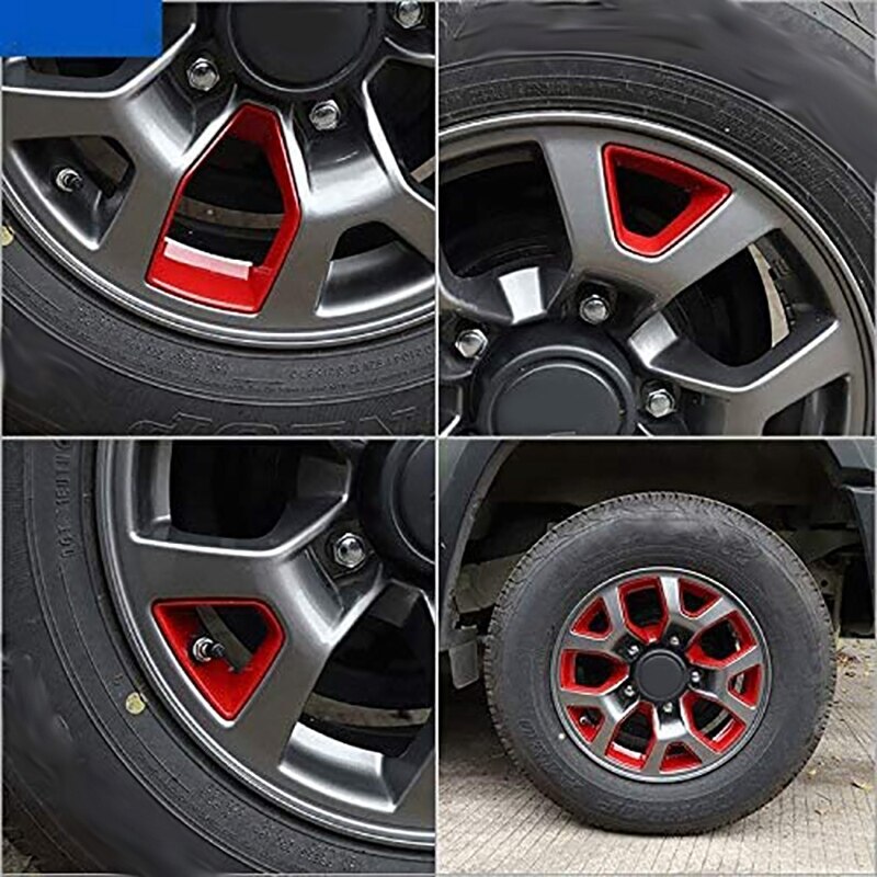 Cubierta de llanta de rueda para Suzuki Jimny, embellecedor de Marco deorativo, ABS, ,