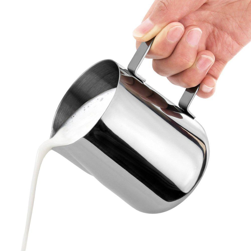 350Ml Rvs Giet Pot Cup Mok (Zilver)