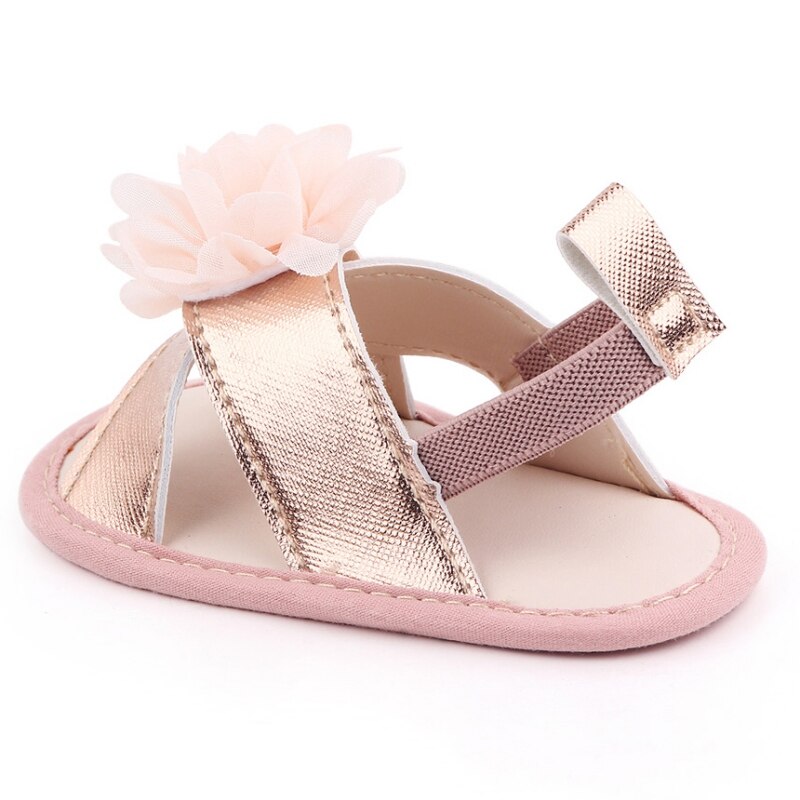 Bobora Summer Flower scarpe basse scarpe da spiaggia primi camminatori sandali per bambina suola morbida per neonato