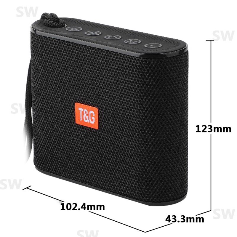 Mini Altoparlante del Bluetooth Portatile Piccolo Colonna Wireless Music Center Subwoofer BoomBox 3DStereo Altoparlanti USB per I Telefoni con TF di FM