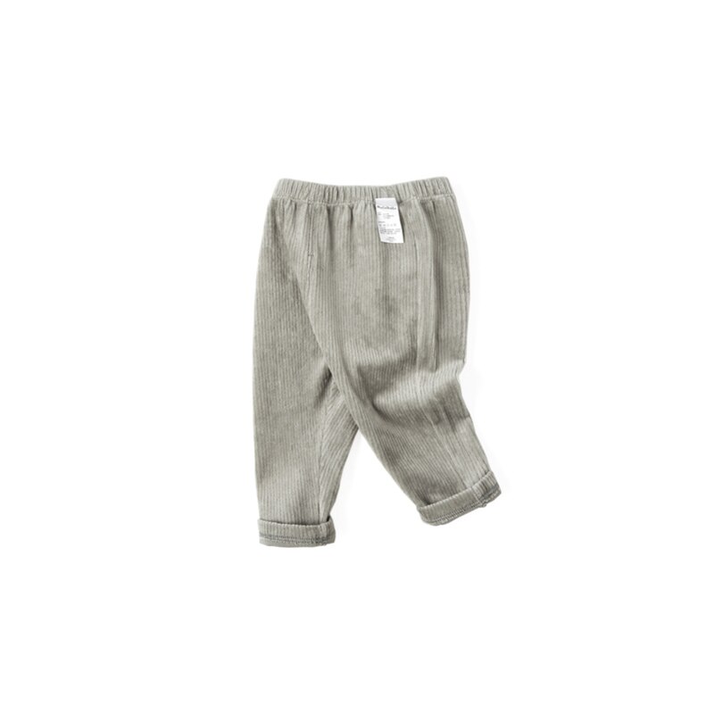 Balabala bébé pantalons vêtements chauds bébé pantalons garçons pantalons de survêtement rétro velours côtelé pantalons décontractés: green / 12M