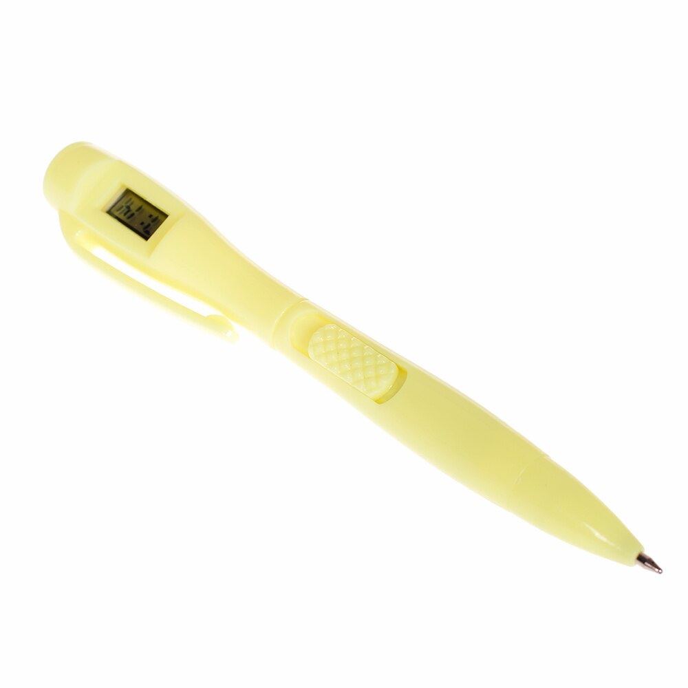 Novelty Ballpoint Pen with Digital Clock Electronic Pen High Quanlity ...