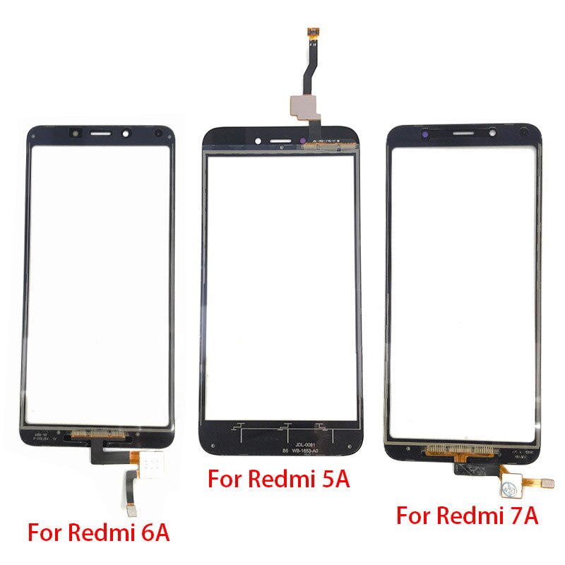 Touch Screen With Digitizer Glass Lens Panel Front Outer replacement parts For Xiaomi Redmi 4A 4X 5A 6A 7A
