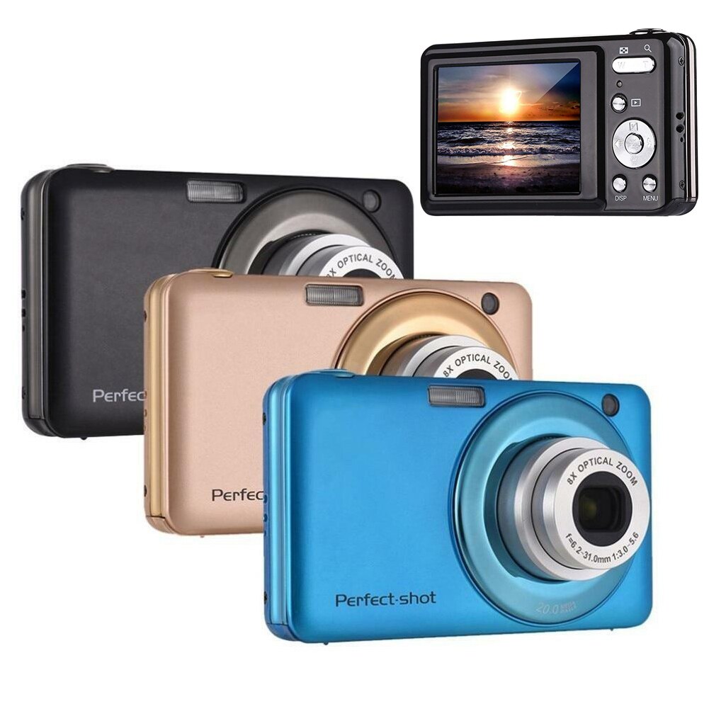 24mp video-opnames optische zoom gezichtsdetectie lithiumbatterij foto hoge definitie anti-shake kinderen digitale camera draagbaar