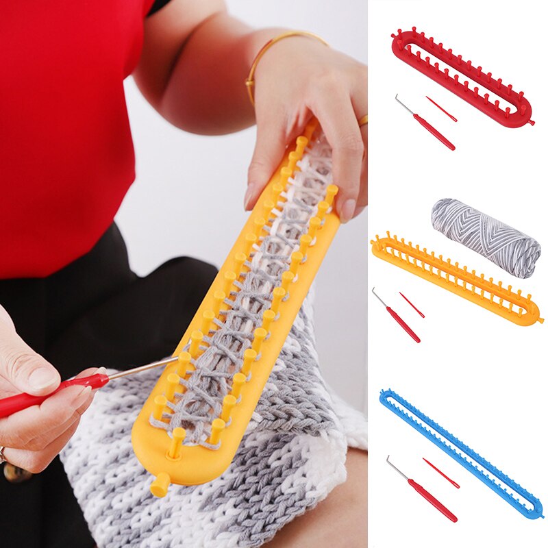 High DIY Knitting Kit Needlework Classical Knitter Wool Scarf Shawl Hand Weaving Tools Handmade Lazy Tools for Beginners LG66