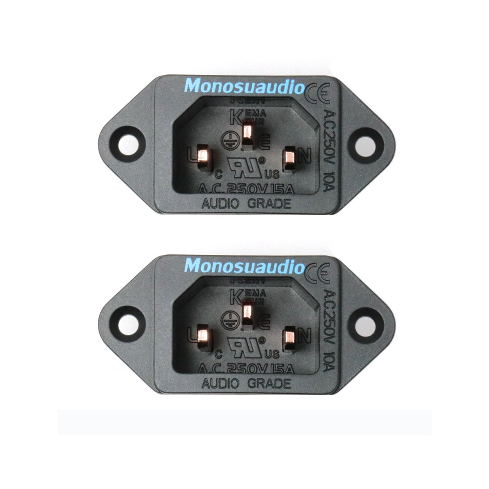 Monosaudio IB70(C) Inlet Power Plug Socket - Pure Red Copper Conductor - Standard Grounding