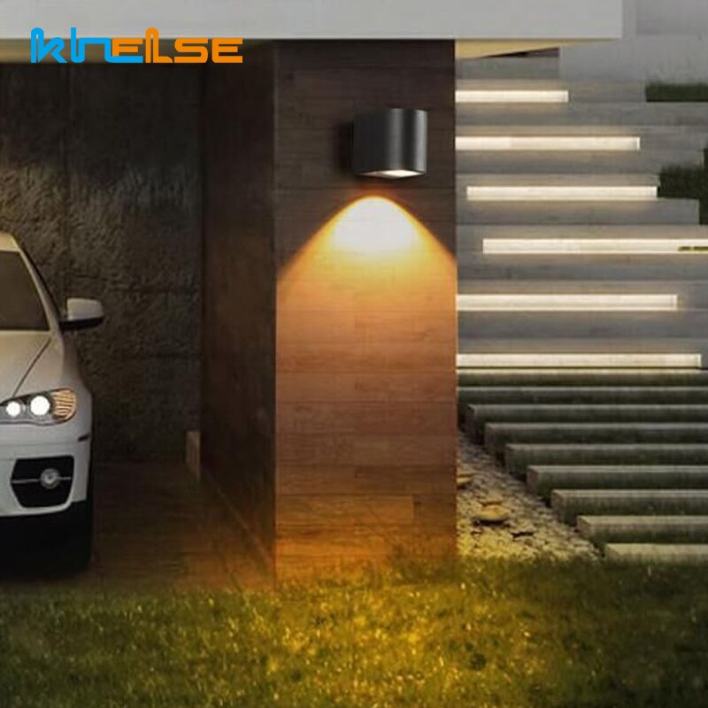 LED Tuin Licht 3 W/6 W Waterdichte Verlichting Moderne Aluminium Veranda Lights Wandkandelaar Armatuur Balkon Up down Beugel Lamp