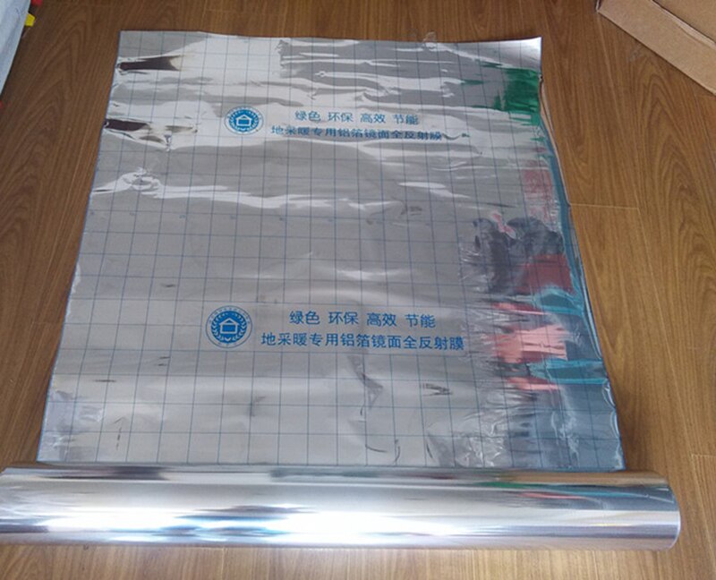 Film réfléchissant isolant en aluminium pour système de chauffage par le sol, 2 mètres carrés, meilleur prix, économie d'énergie