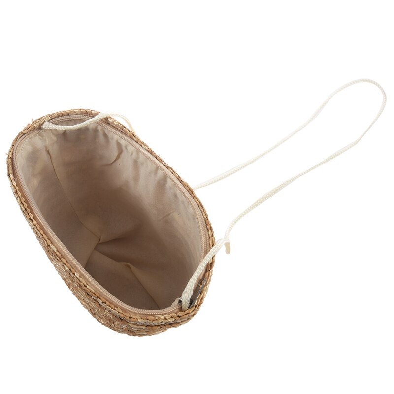 Dames Rotan Gras Kleine Tas Crossbody Tas Leuke Kan Worden Uitgerust Met Mobiele Portemonnee Gras Vrouwen Tas