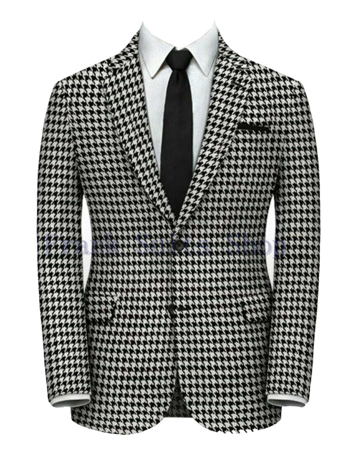 Manteau de Costume en laine pour homme, Long Blazer, , Slim Fit, décontracté, Costume de marié, veste formelle de soirée, automne hiver: M