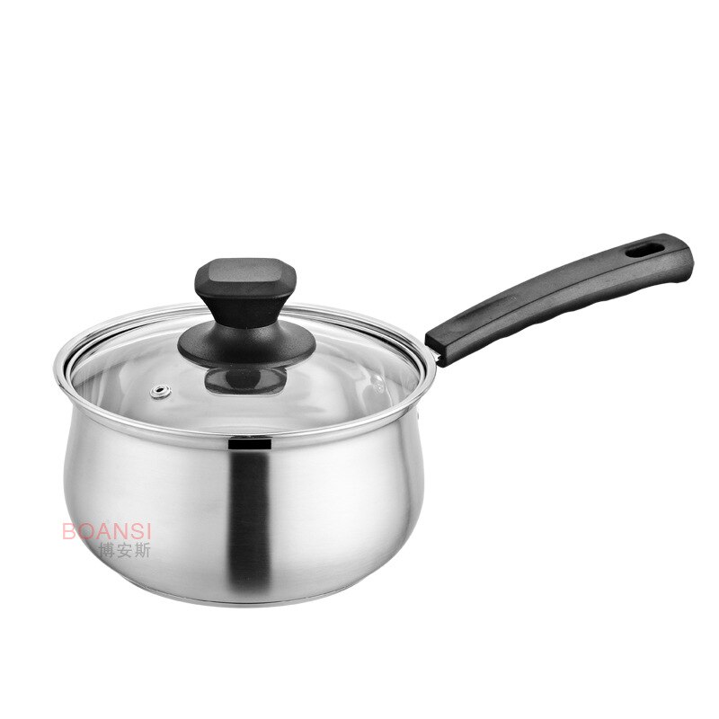 1 ud. De olla de acero inoxidable con base Extra alta, utensilios de cocina, cocina de inducción, sopa y ollas para el hogar