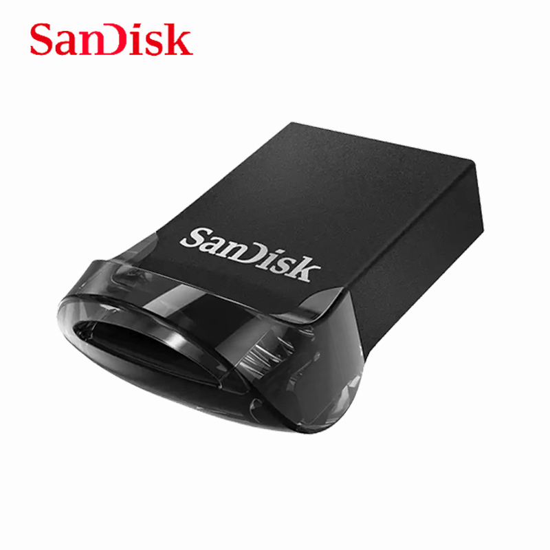Sandisk usb flash drive 3.2 mini pendrive usb flash drive 128 64 32gb pen drive 400mb usb flash vara chave de disco usb para computador: Preto / 32 GB